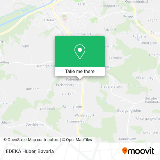 EDEKA Huber map