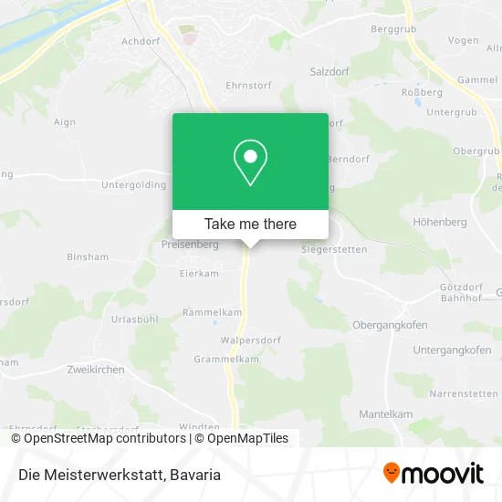 Карта Die Meisterwerkstatt