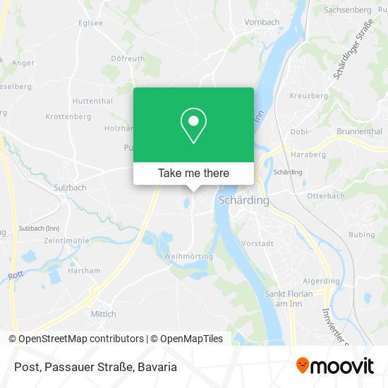Post, Passauer Straße map