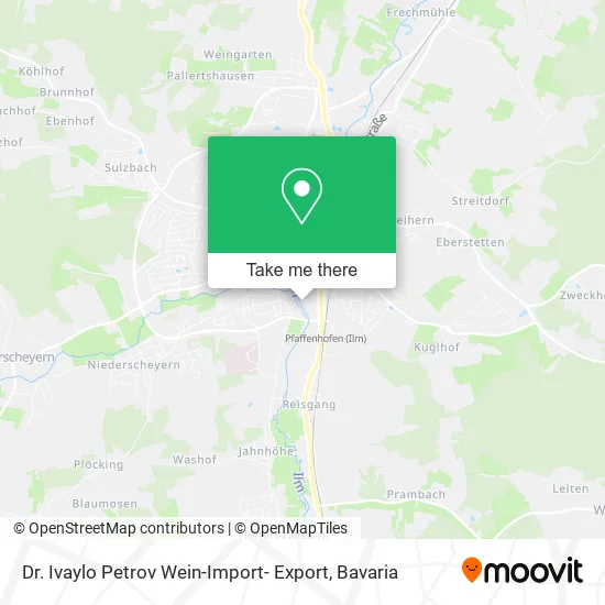 Карта Dr. Ivaylo Petrov Wein-Import- Export