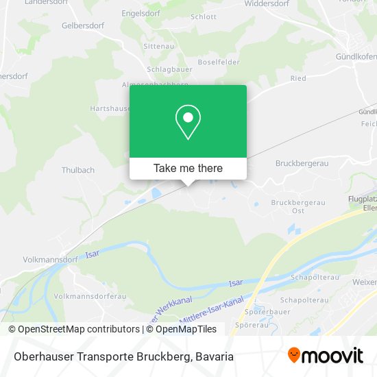 Oberhauser Transporte Bruckberg map