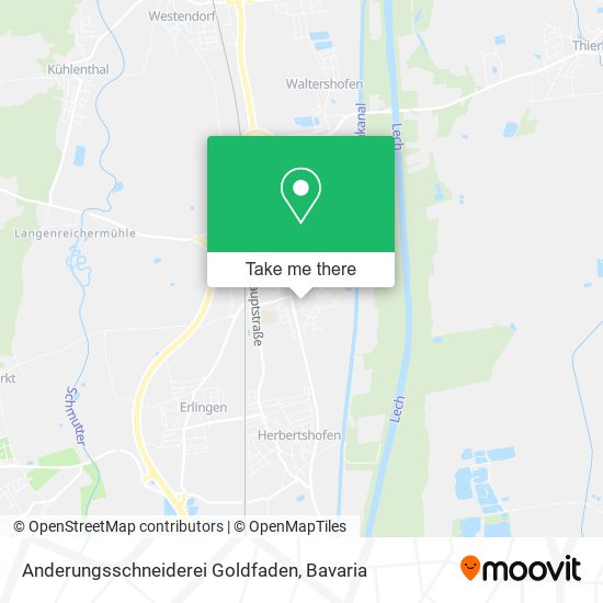 Anderungsschneiderei Goldfaden map