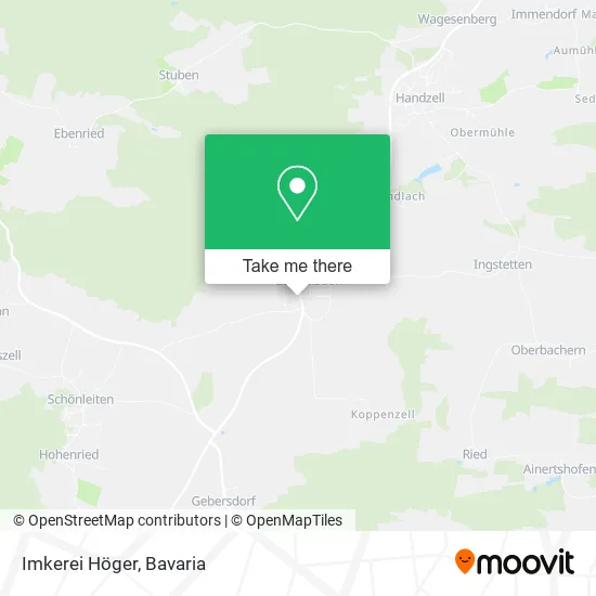 Карта Imkerei Höger