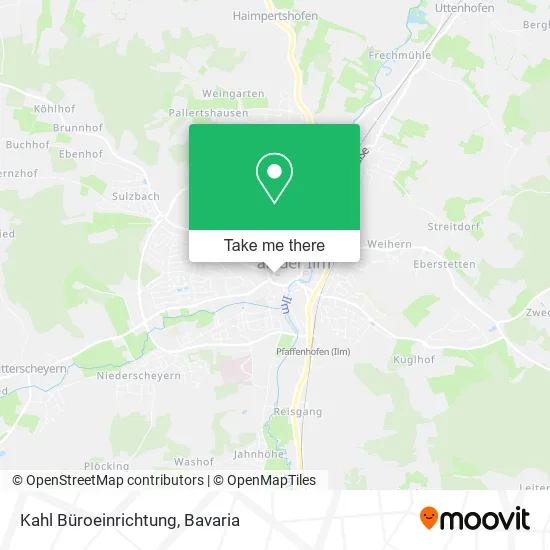 Карта Kahl Büroeinrichtung