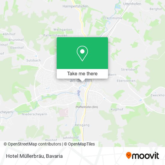 Hotel Müllerbräu map