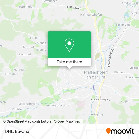 Карта DHL