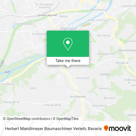 Карта Herbert Mandlmeyer Baumaschinen Verleih
