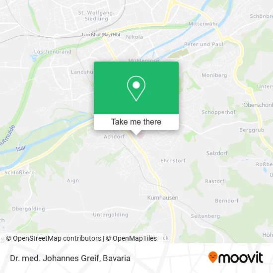 Карта Dr. med. Johannes Greif