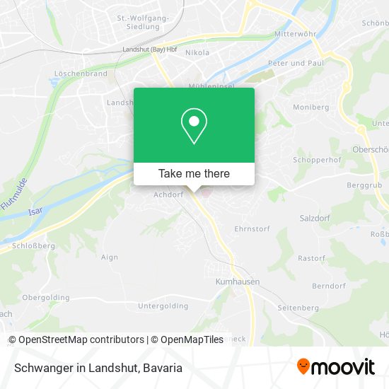 Schwanger in Landshut map