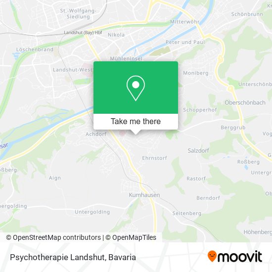 Карта Psychotherapie Landshut