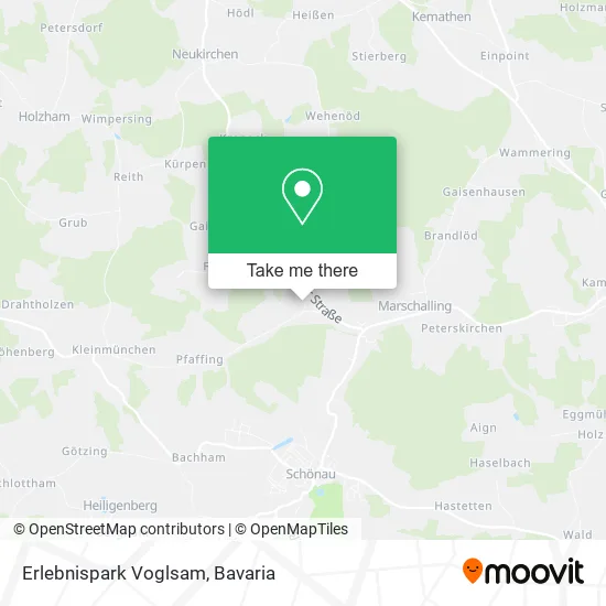 Карта Erlebnispark Voglsam