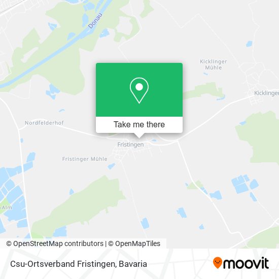 Csu-Ortsverband Fristingen map