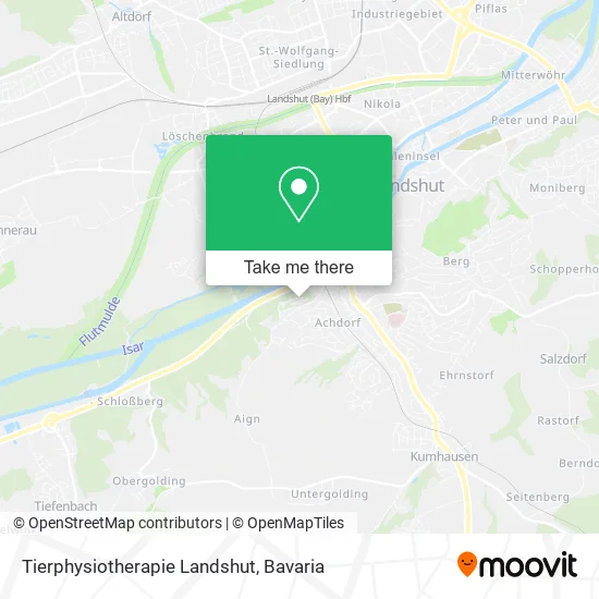 Карта Tierphysiotherapie Landshut