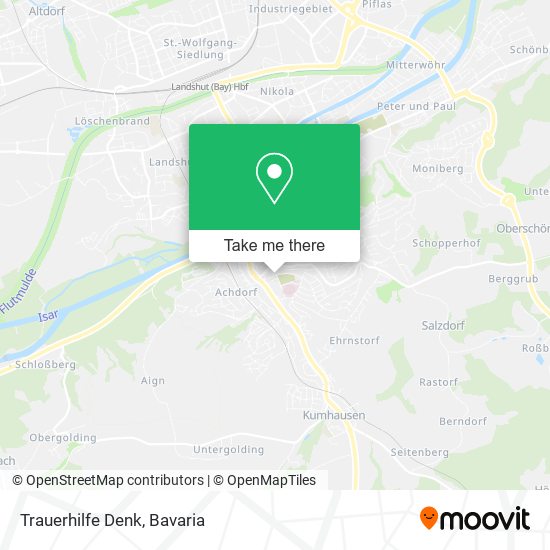 Карта Trauerhilfe Denk