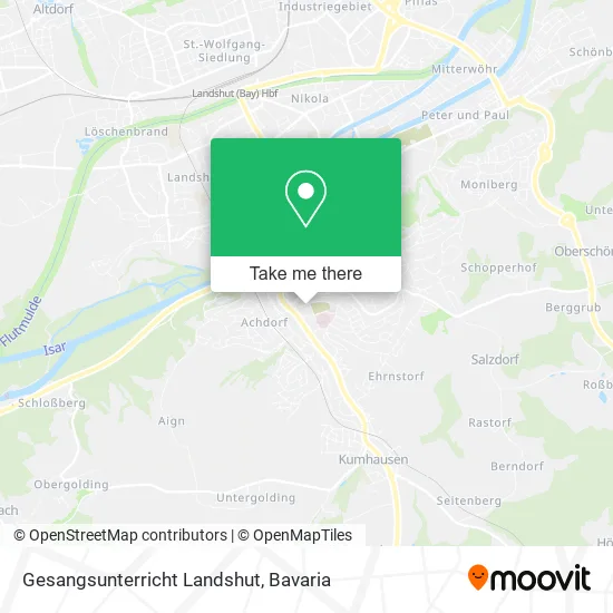 Карта Gesangsunterricht Landshut