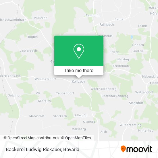 Bäckerei Ludwig Rickauer map