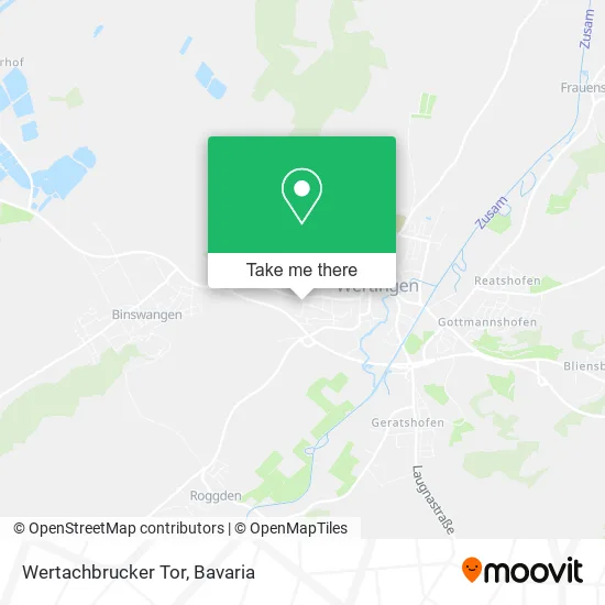 Карта Wertachbrucker Tor