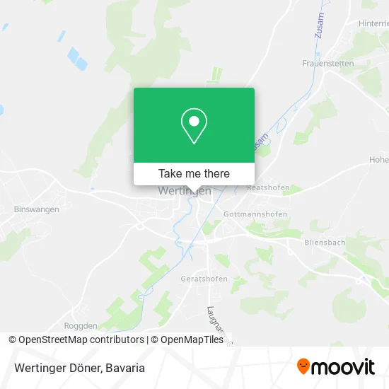 Карта Wertinger Döner