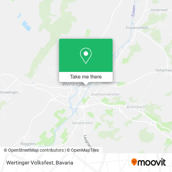 Карта Wertinger Volksfest