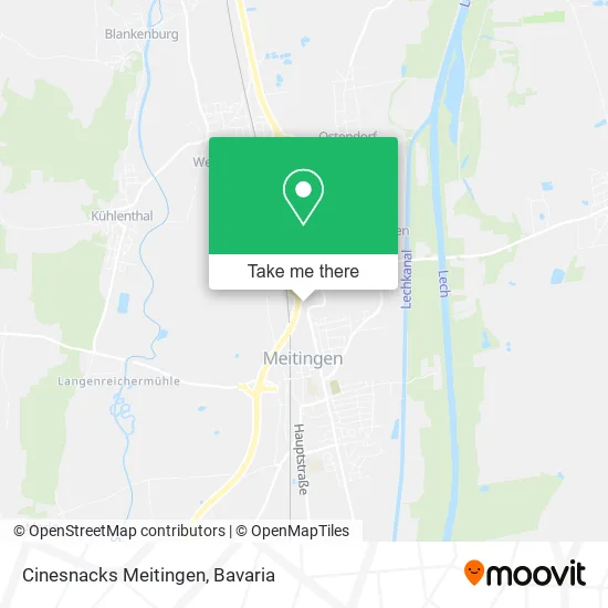 Карта Cinesnacks Meitingen