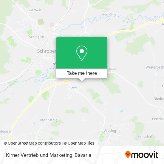 Карта Kirner Vertrieb und Marketing