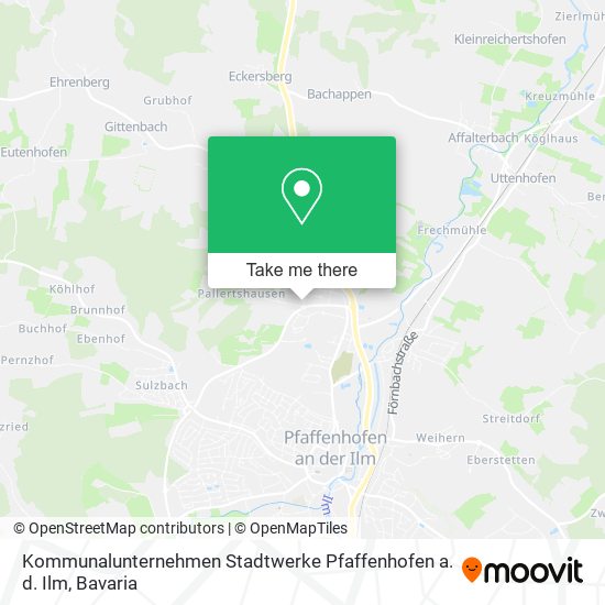 Kommunalunternehmen Stadtwerke Pfaffenhofen a. d. Ilm map