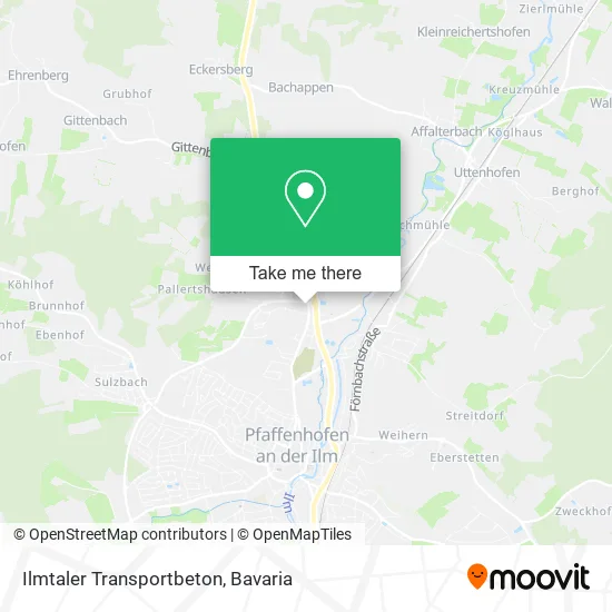 Карта Ilmtaler Transportbeton