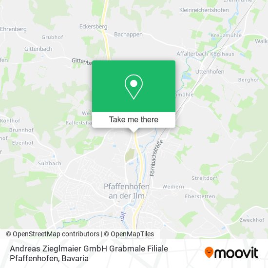 Andreas Zieglmaier GmbH Grabmale Filiale Pfaffenhofen map
