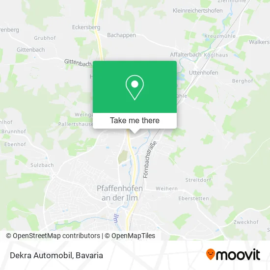 Карта Dekra Automobil