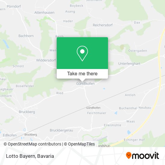 Lotto Bayern map