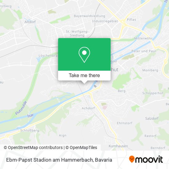 Ebm-Papst Stadion am Hammerbach map