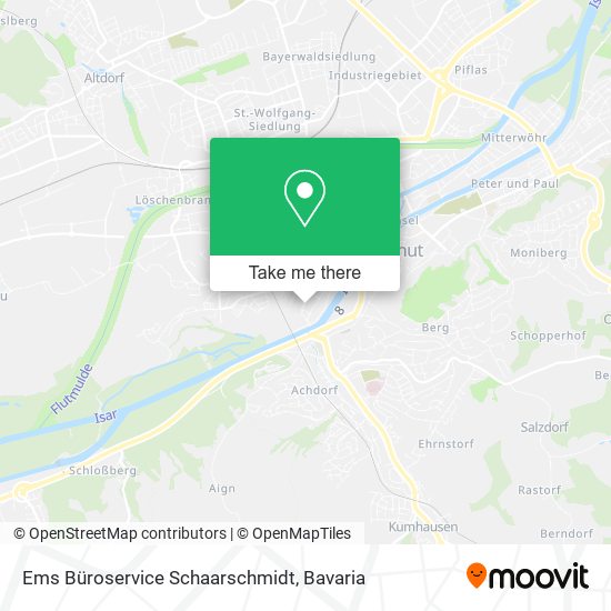 Ems Büroservice Schaarschmidt map