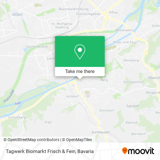 Карта Tagwerk Biomarkt Frisch & Fein