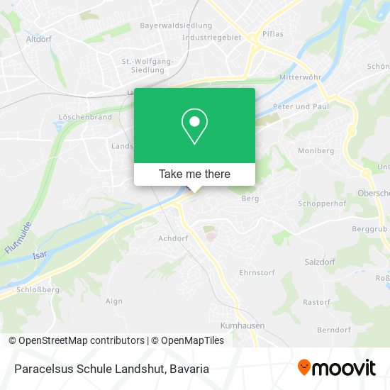 Paracelsus Schule Landshut map