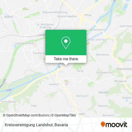 Kreisvereinigung Landshut map