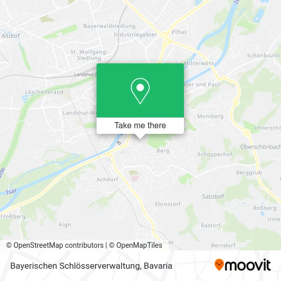 Карта Bayerischen Schlösserverwaltung