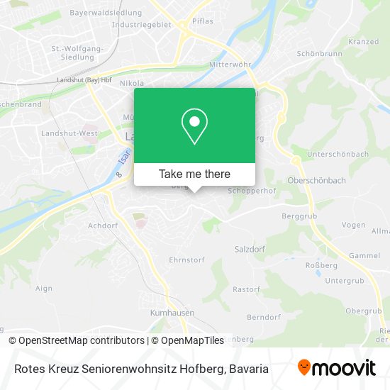 Rotes Kreuz Seniorenwohnsitz Hofberg map