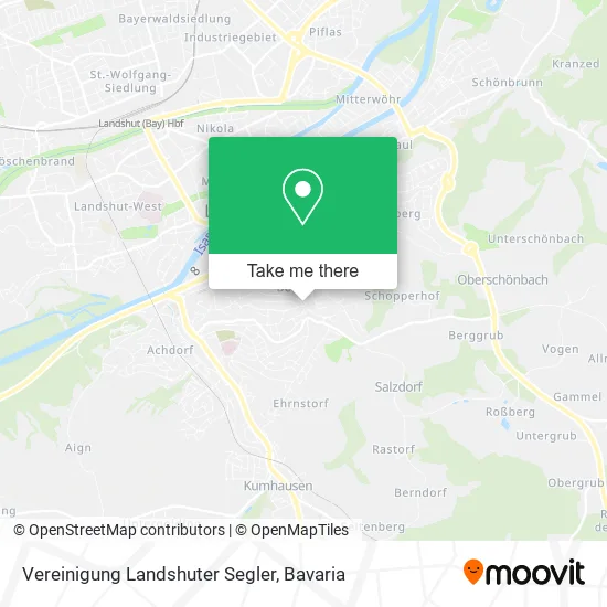 Карта Vereinigung Landshuter Segler