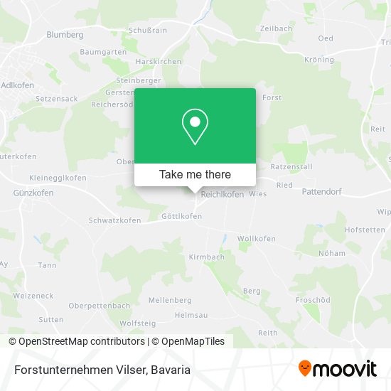 Forstunternehmen Vilser map
