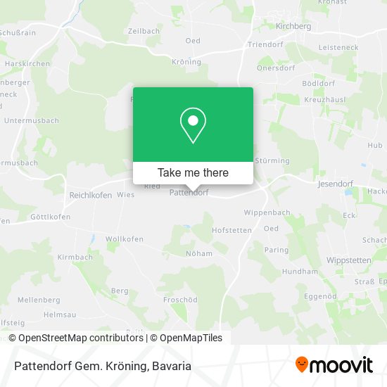 Pattendorf Gem. Kröning map