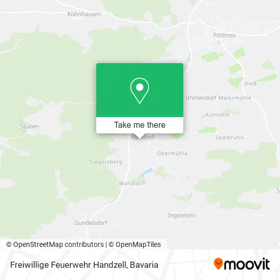 Карта Freiwillige Feuerwehr Handzell
