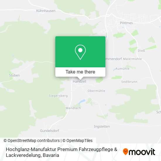 Hochglanz-Manufaktur Premium Fahrzeugpflege & Lackveredelung map