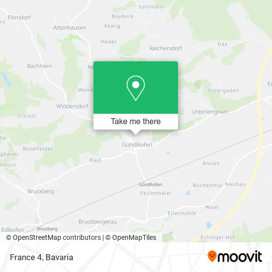 Карта France 4