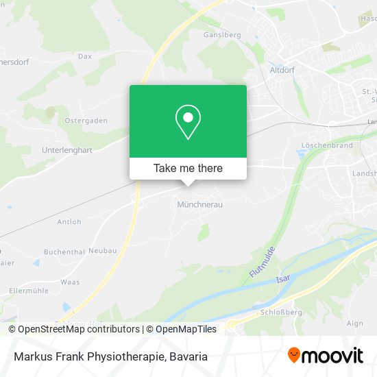 Markus Frank Physiotherapie map