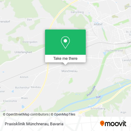 Praxisklinik Münchnerau map