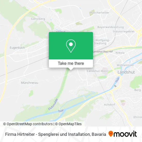 Firma Hirtreiter - Spenglerei und Installation map