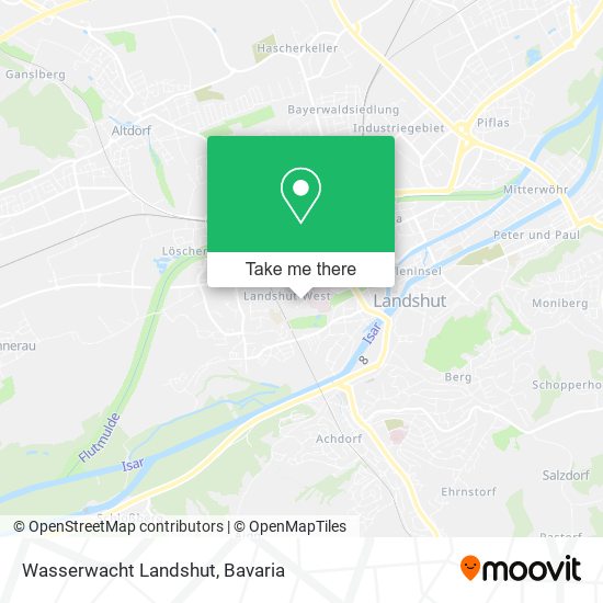 Wasserwacht Landshut map