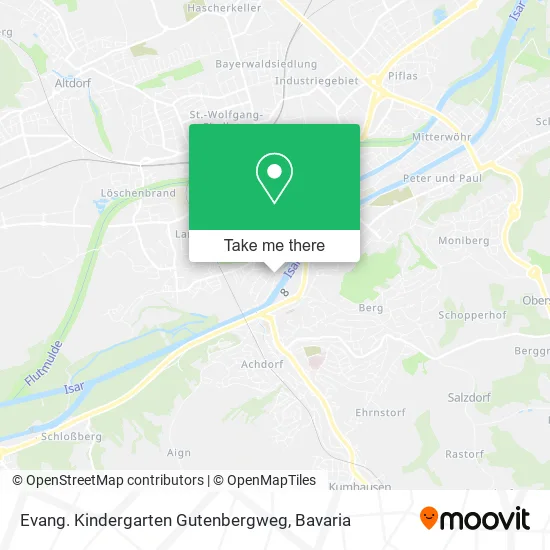 Evang. Kindergarten Gutenbergweg map