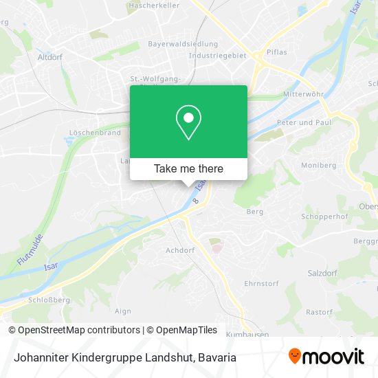 Johanniter Kindergruppe Landshut map