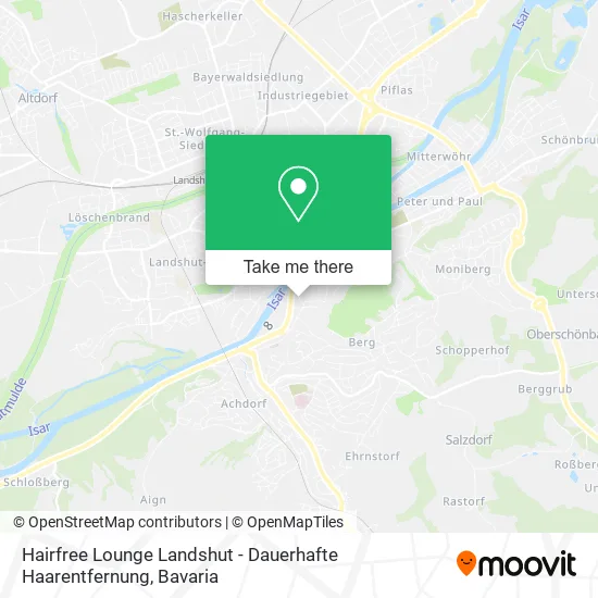 Карта Hairfree Lounge Landshut - Dauerhafte Haarentfernung